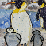 ペンギンの絵